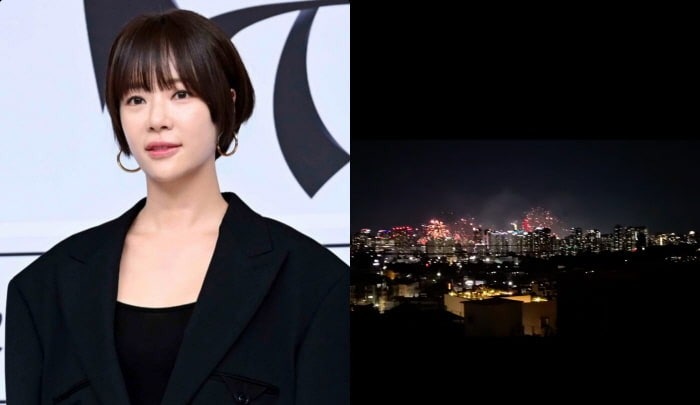 황정음, 한강뷰 단독주택 옥상서 불꽃축제 직관…아들 사진 요청에 건넨 뜻밖의 한마디