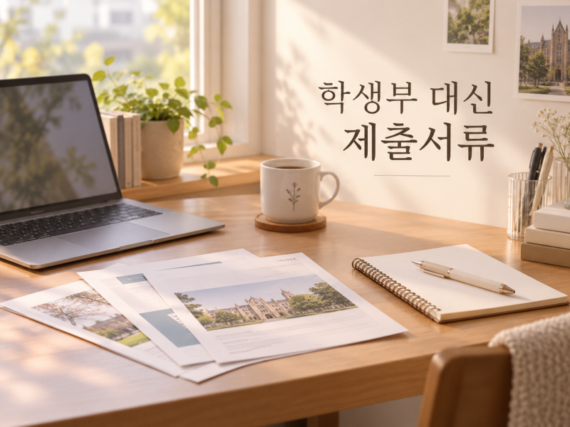검정고시 합격자 수시 지원 서류｜학생부 대신 무엇을 제출할까요?