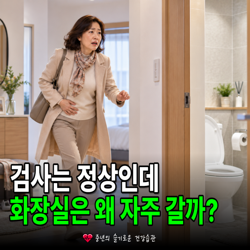 과민성방광 증상, 소변검사는 정상인데 자꾸 화장실에 갑니다