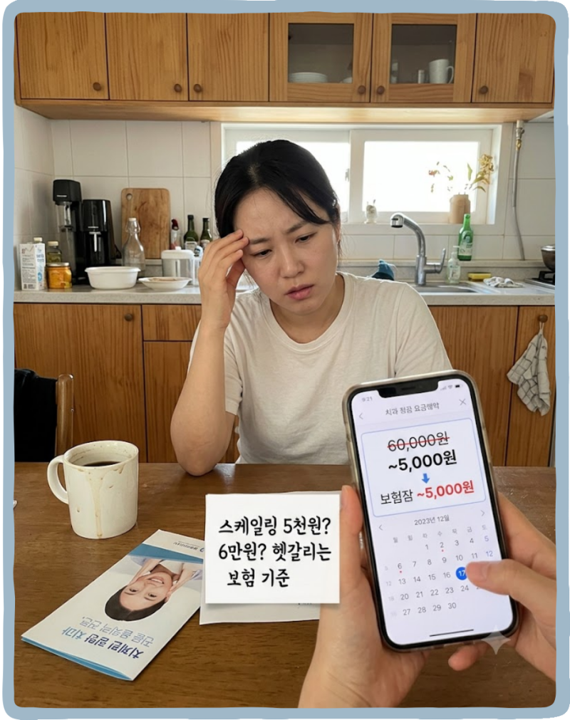 스케일링비용 실제로 얼마 나올까? 보험 적용 조건까지 정리