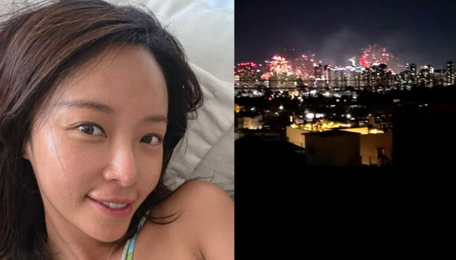 "집이 곧 불꽃축제 명당?" 최준희 황정음, 한강뷰 집에서 본 불꽃