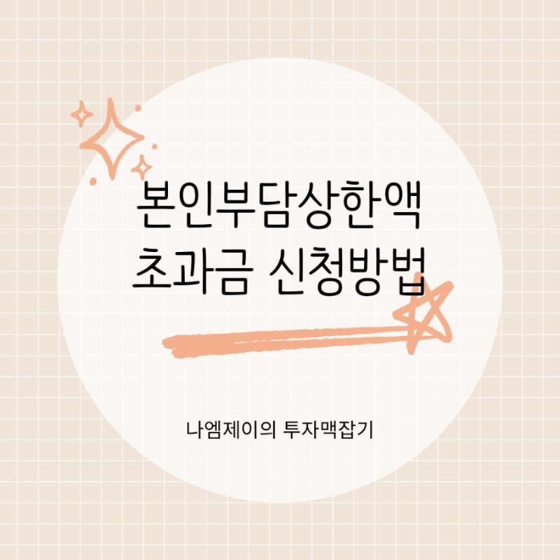 병원비 많이 냈다면? 건강보험 본인부담상한액 초과금 환급 신청방법
