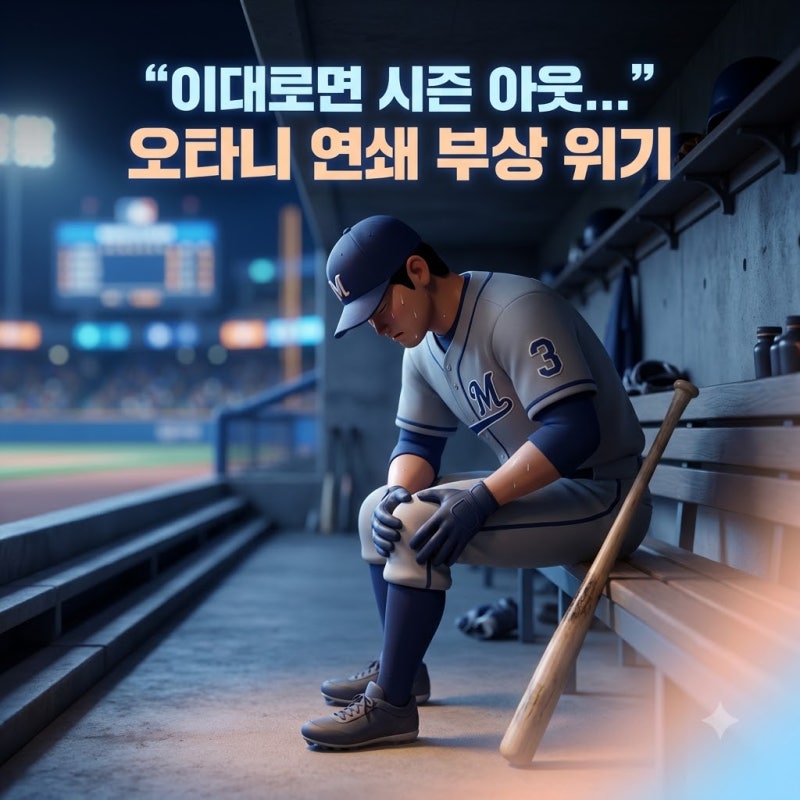 "이대로면 시즌 아웃..." 오타니 연쇄 부상의 치명적 후폭풍