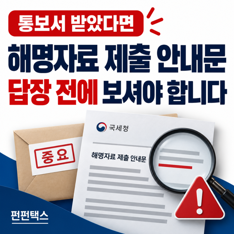 해명자료 제출 안내문 받으셨다면, 답장을 보내기 전에 봐야 하는 이유