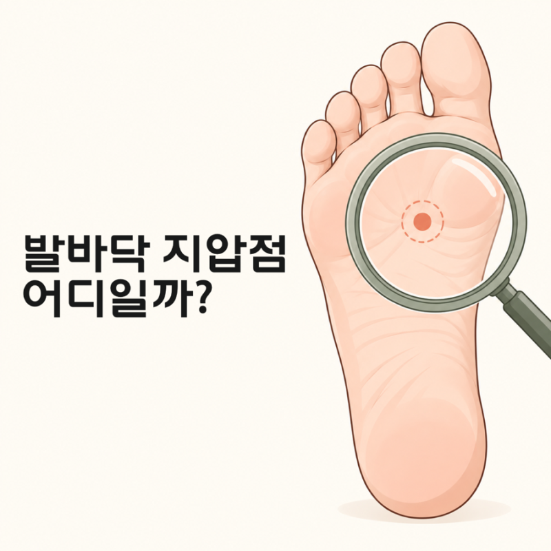 발바닥 지압점 알아보기, 집에서 꾹꾹 눌러볼 위치는?
