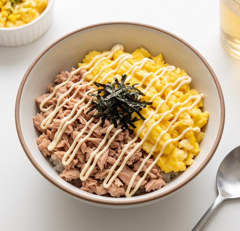 도시락 전문점보다 맛있는 참치마요 덮밥! 10분 초간단 황금레시피 불맛 양파소스