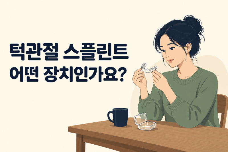 [관악구 턱관절 치료] 스플린트(교합안정장치)는 어떤 장치인가요?