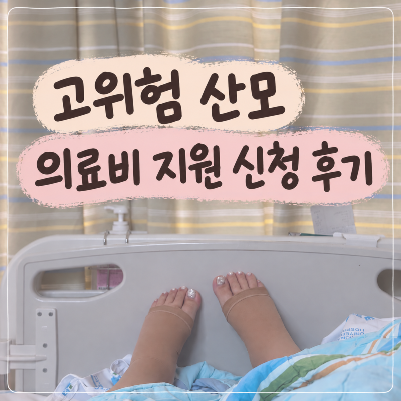 고위험임산부 의료비 지원 신청 후기 고혈압 임신중독증 10일간 입원 비용