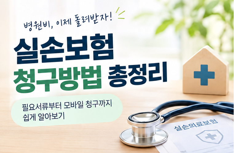 실손보험 청구방법 총정리｜필요서류부터 모바일 청구까지 쉽게 알아보기