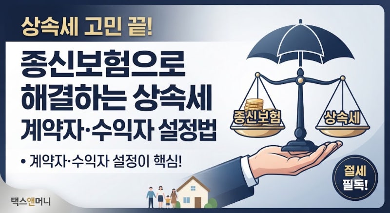 상속세와 종신보험, 자산가와 법인 대표가 미리 준비해야 하는 이유