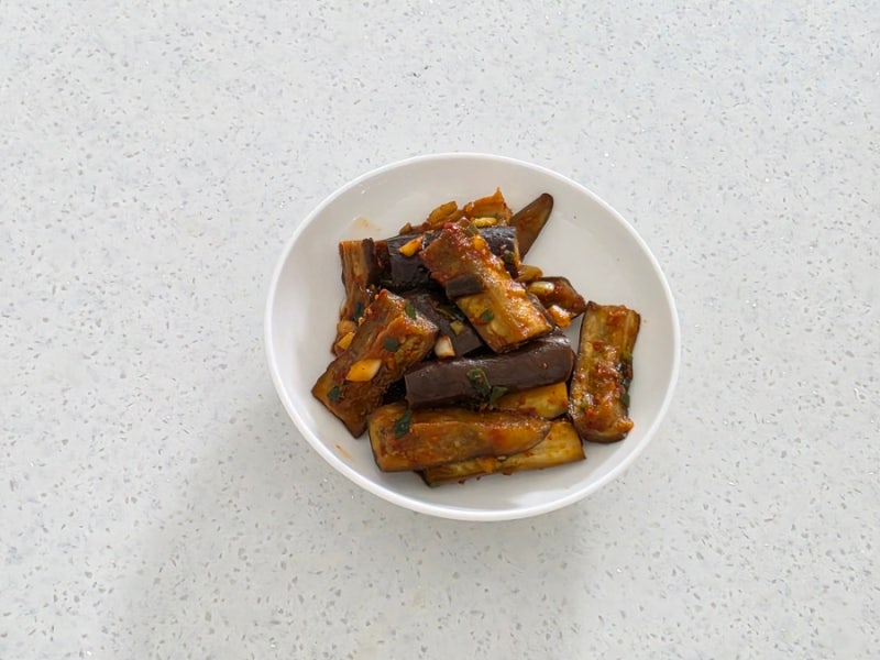 가지찜무침 만들기/가지찜 찌는 시간/가지찜무침 레시피