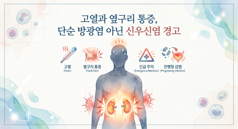 단순 방광염일까, 패혈증 부르는 신우신염일까: '요로감염'의 응급실 진료와 골든타임 치료