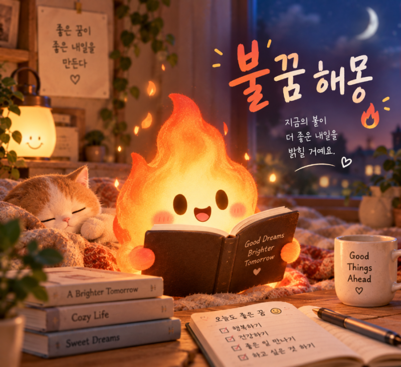 불 꿈 해몽｜불이 나는 꿈·집에 불나는 꿈·불을 끄는 꿈·큰불을 보는 꿈