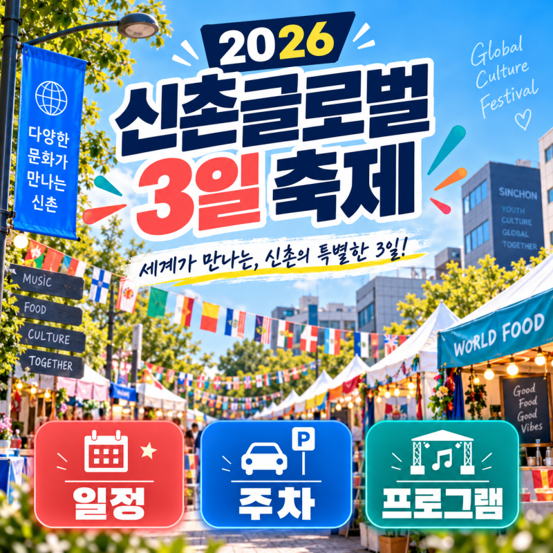 2026 신촌글로벌대학문화축제 기간·장소·프로그램