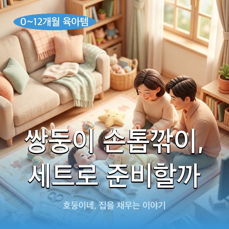 쌍둥이 손톱깎이, 세트로 준비할까