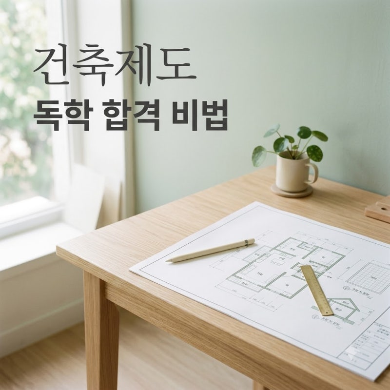 "비전공자도 한 달 만에?" 전산응용건축제도기능사 독학 합격의 비밀..