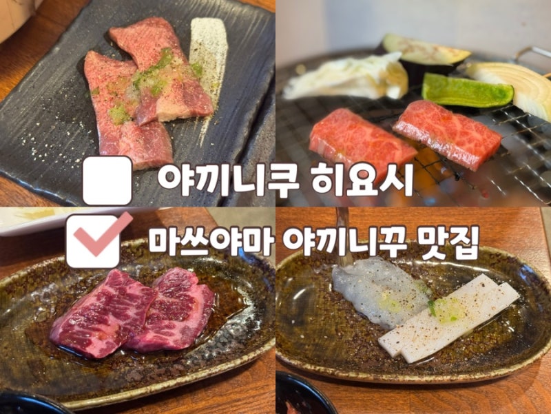 일본 마쓰야마 야끼니꾸 맛집 야끼니쿠 히요시
