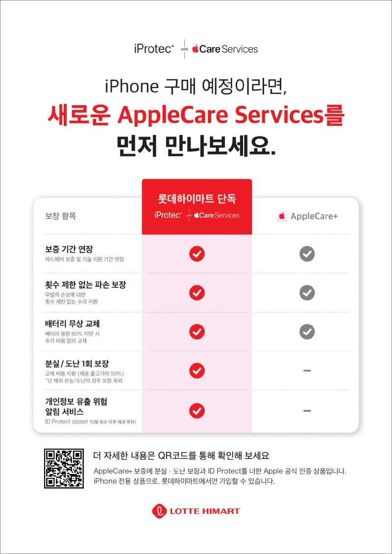 애플케어플러스 혜택에 도난·분실 보장까지? 새롭게 돌아온 '애플케어서비스' 완벽 정리! ✨