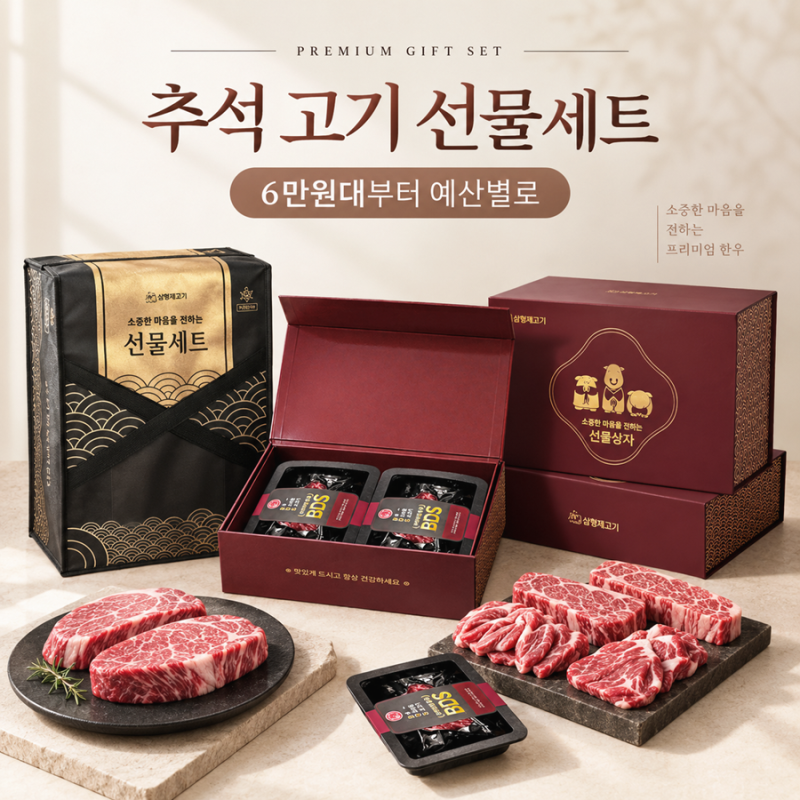 추석 고기 선물세트 추천, 6만원대부터 예산별로 고르는 법