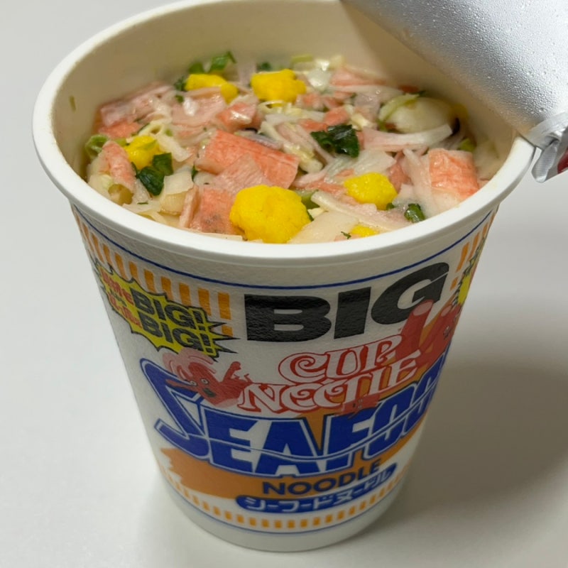 일본 돈키호테 추천템｜닛신 컵누들 BIG 씨푸드맛 솔직후기, 일본 컵라면 추천!