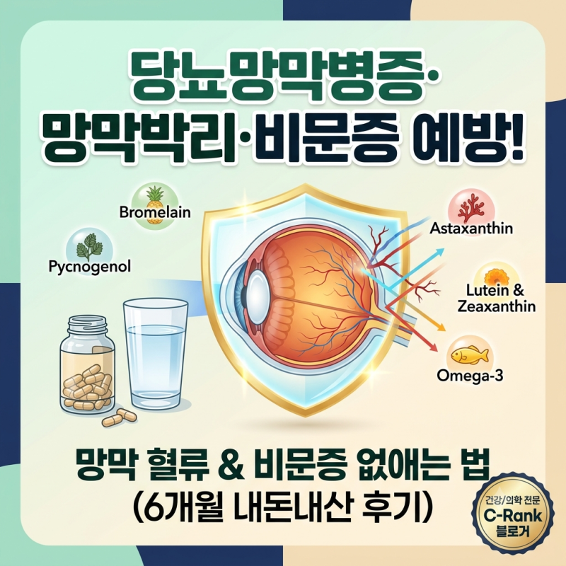 비문증 없내는방법, 당뇨망막변증, 망막박리 예방 및 초기증상, 눈 영양제(비타민)추천,[논문....