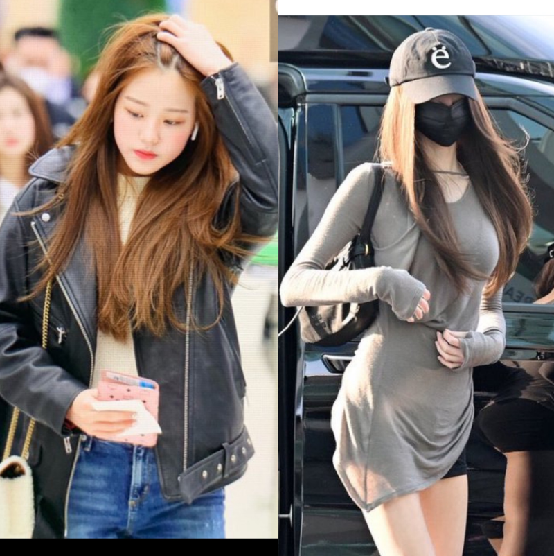 "이렇게 달랐나..?" 아이즈원 시절 장원영 공항패션