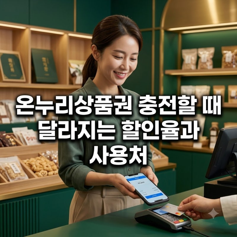 온누리상품권 충전할 때 달라지는 할인율과 사용처