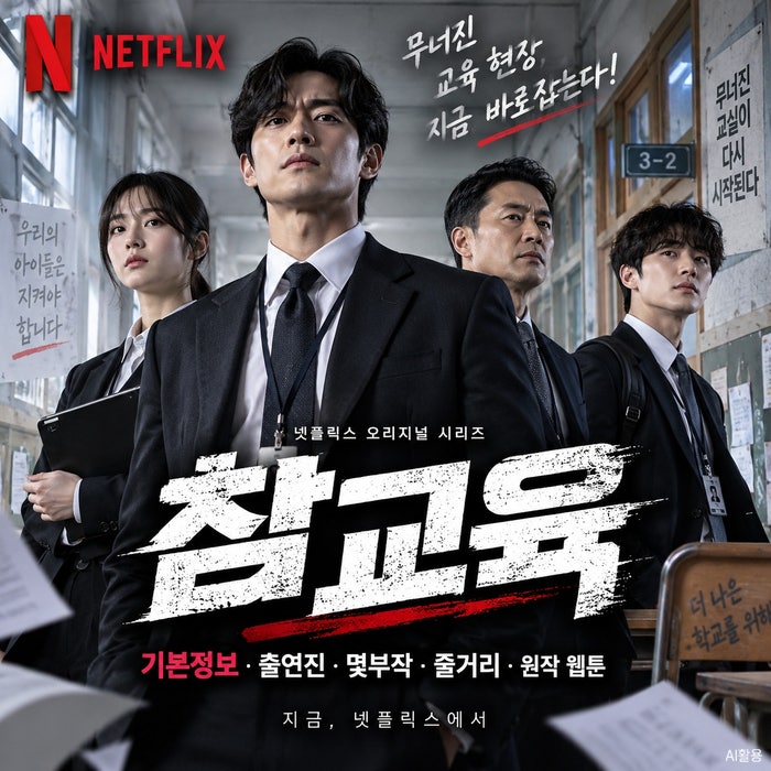 넷플릭스 드라마 참교육 기본정보 출연진 몇부작 원작 웹툰 줄거리