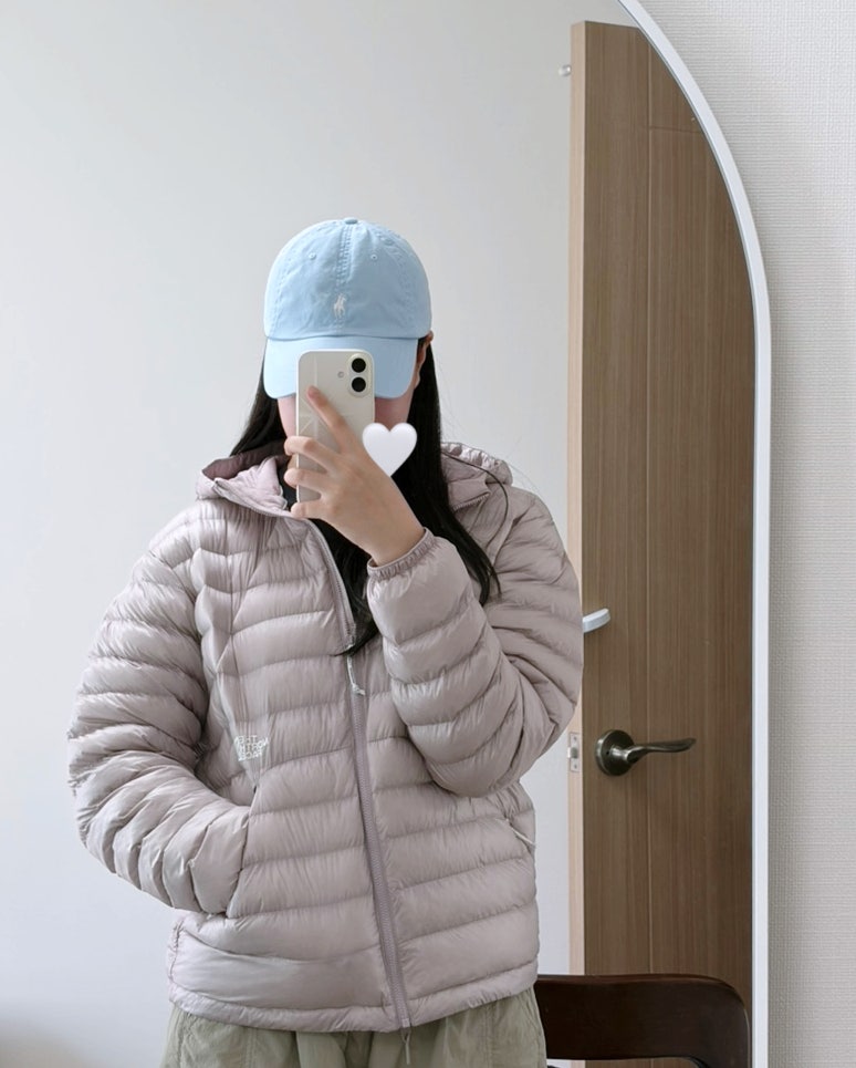 노스페이스 키즈 벤투스 온볼 패딩 핑크 성인여성 160 구매 후기