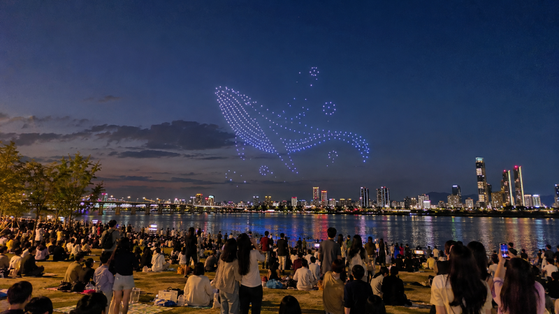 한강 드론쇼 9월 12일 시간, 본편은 딱 15분