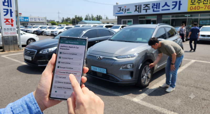 제주도 렌트카 인수·반납 꿀팁: 완전자차 믿었다가 수리비 폭탄 피하는 사진 촬영법 5단계 & ....