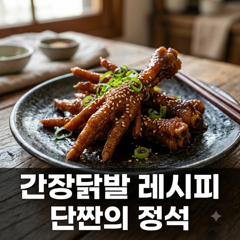 "빨간 양념은 이제 그만".. 맵찔이 가족도 싹 비운 간장닭발 황금레시피