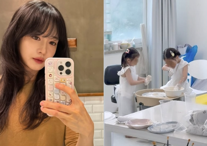 성유리 쌍둥이 딸 근황, 엄마 닮은 노래 실력? 꾀꼬리 목소리 화제