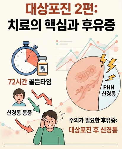 대상포진 2편: 치료 골든타임, 후유증 증상, 예방백신 핵심 가이드