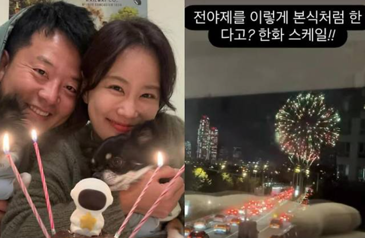 '김준호♥' 김지민, '77평 한강뷰 신혼집'이 불꽃축제...집이 도대체 얼마야?