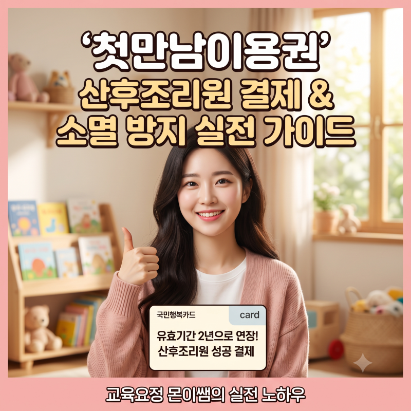 "첫 만남 이용권 200만 원, 국민행복카드로 조리원 결제될까?" 바우처 사용처 & 잔여 포인트 소....