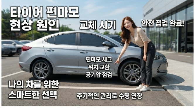 자동차 타이어 편마모 현상 원인과 교체 시기