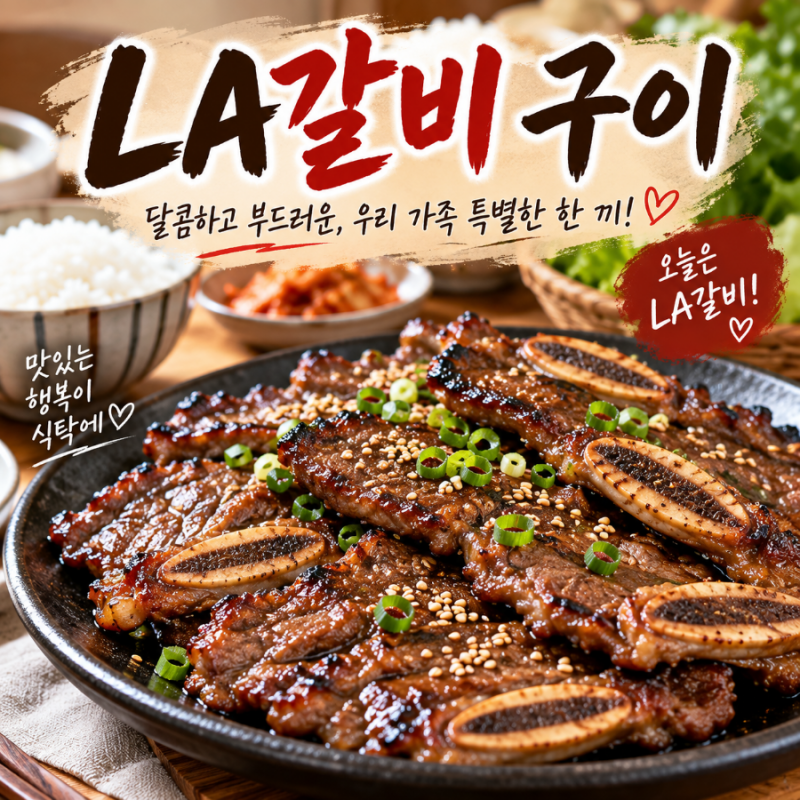 LA갈비구이 만드는법｜집에서도 부드럽고 맛있게 굽는 황금레시피