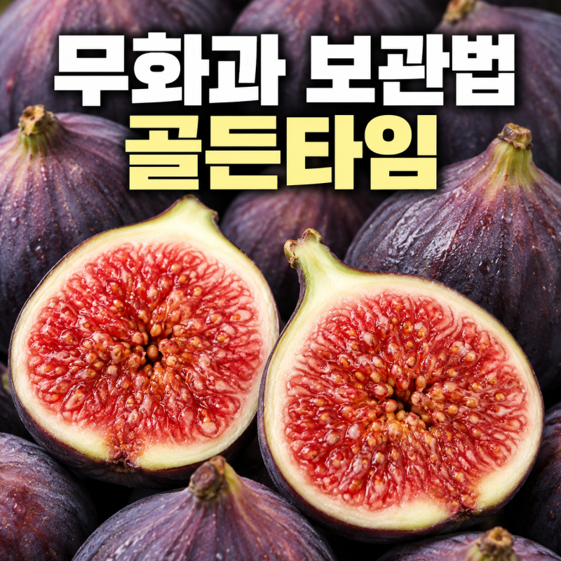무화과 보관법 골든타임, 장기보관 꿀팁까지 놓치면 물러요