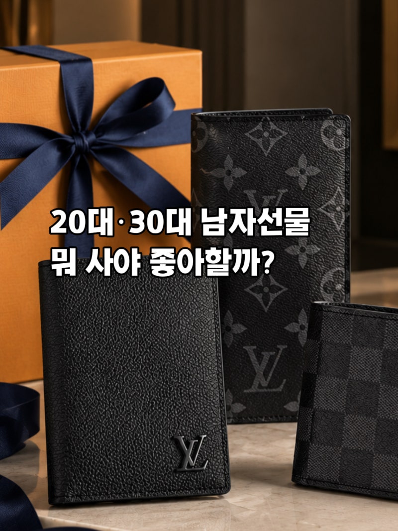 “남자 생일선물 뭐 사지?” 20대·30대가 좋아할 루이비통 지갑