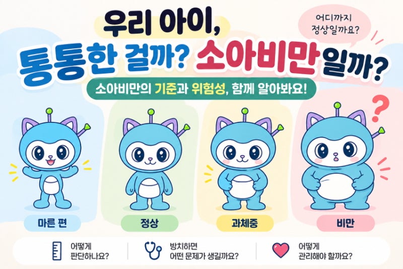 우리 아이는 통통한 걸까, 소아비만일까? 소아비만 기준부터 위험성까지