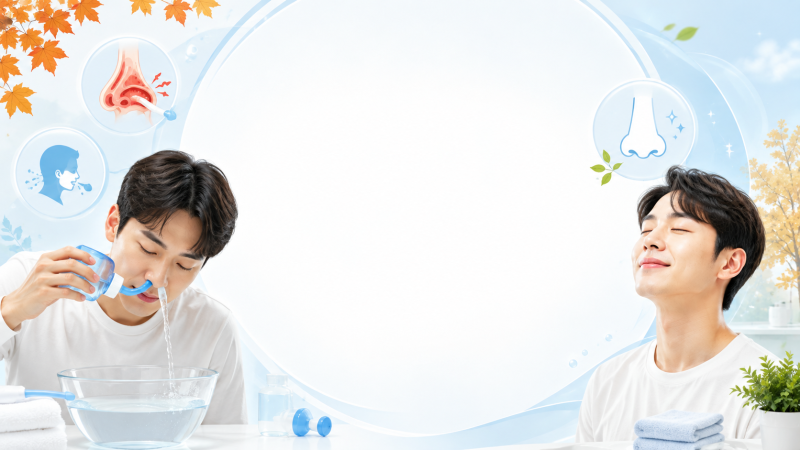 비염 코세척 방법 총정리 | 식염수로 코막힘 뚫는 법·주의사항