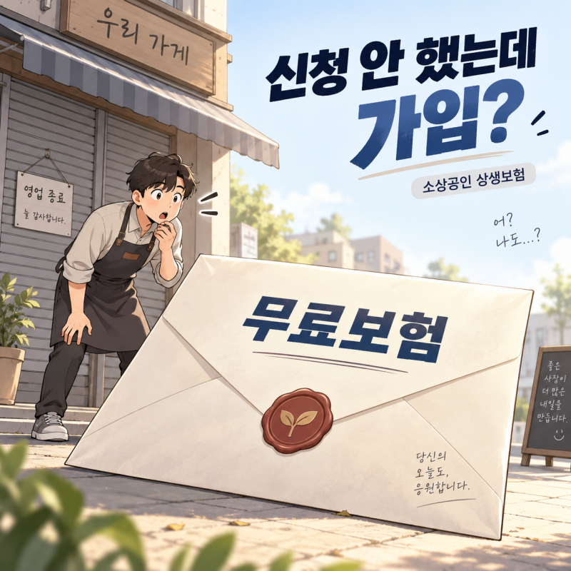 소상공인 무료 상생보험 9월 시작 신청 안 했는데 이미 가입될 수도 있습니다