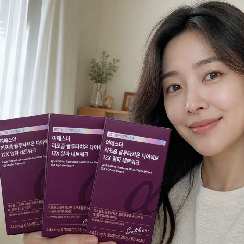 여에스더 리포좀 글루타치온 다이렉트 12X 알파 네트워크 TV 홈쇼핑 3박스 구성 특징 정리