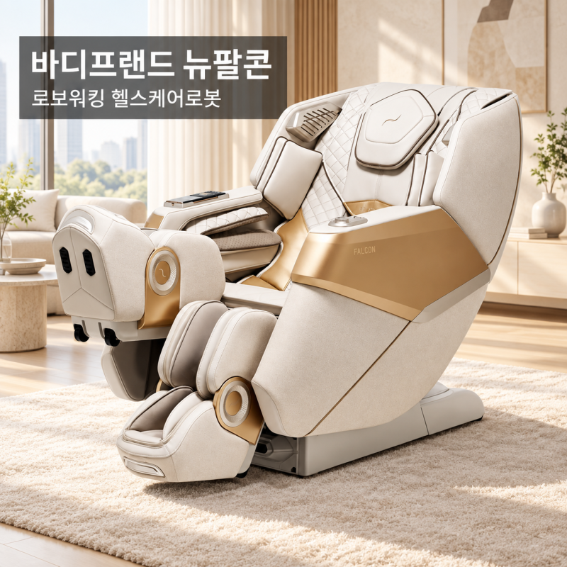 [N포인트 10만] 335만원대 작고 강한 프리미엄 바디프랜드 뉴팔콘 안마의자 헬스케어로봇 11% ....