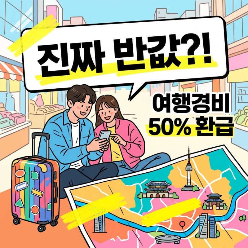 "진작 알았으면 좋았을 텐데" 50% 돌려받는 반값여행 | 국내여행 지원금 신청방법