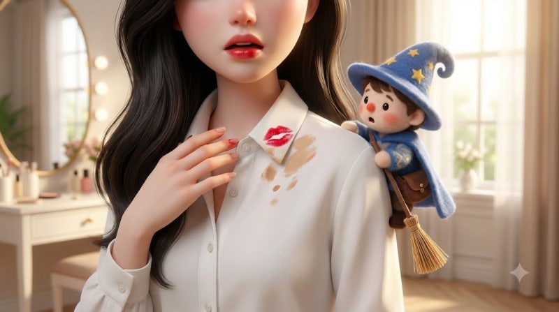 옷에 립스틱·파운데이션 묻었을 때? 문지르기 전에 해야 할 얼룩 제거법