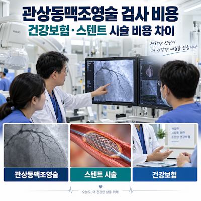 관상동맥조영술 검사 비용은 얼마인가요?｜건강보험·스텐트 시술 비용 차이