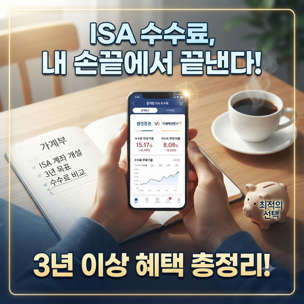 2026년 투자 대세! ISA 계좌 수수료 혜택 증권사 비교