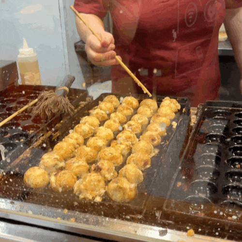 오사카 우메다 타코야끼 하나타코 웨이팅 필수 맛집 네기마요 추천